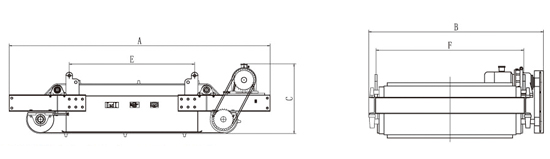 explosion proof belt permanent magnetic iron separator